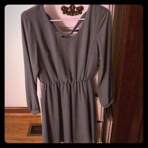 Sage Green Chiffon Dress